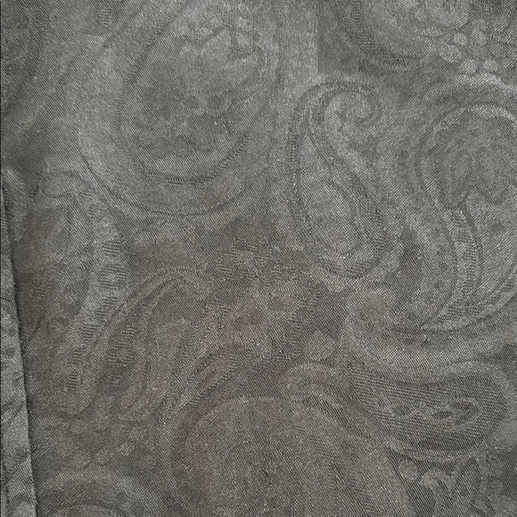 Tasso Elba black paisley dress/casual shirt. Men L. Excellent condition. Sharp! - Picture 3 of 9